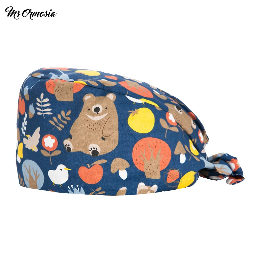 Fashion cotton orchard Cartoon print hats adjustable Scrub hat beauty salon working cap laboratory pet shop fashion scrub cap
Fashion cotton orchard Cartoon print hats adjustable Scrub hat beauty salon working cap laboratory pet shop fashion scrub cap