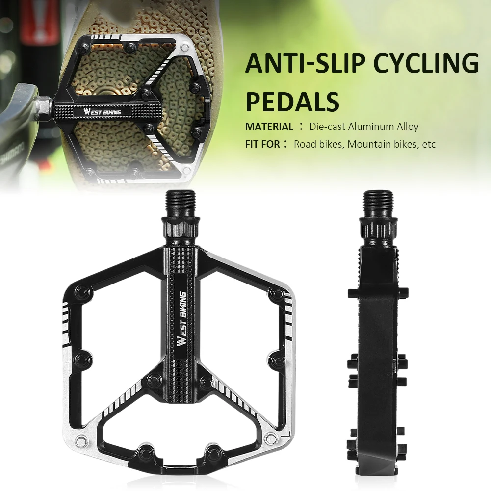 Bike Pedals DU Bearing Non-Slip MTB Aluminum Alloy Bicycle Parts Cycling Pedal Universal for Mountain Road Bikes Accessories
Bike Pedals DU Bearing Non-Slip MTB Aluminum Alloy Bicycle Parts Cycling Pedal Universal for Mountain Road Bikes Accessories