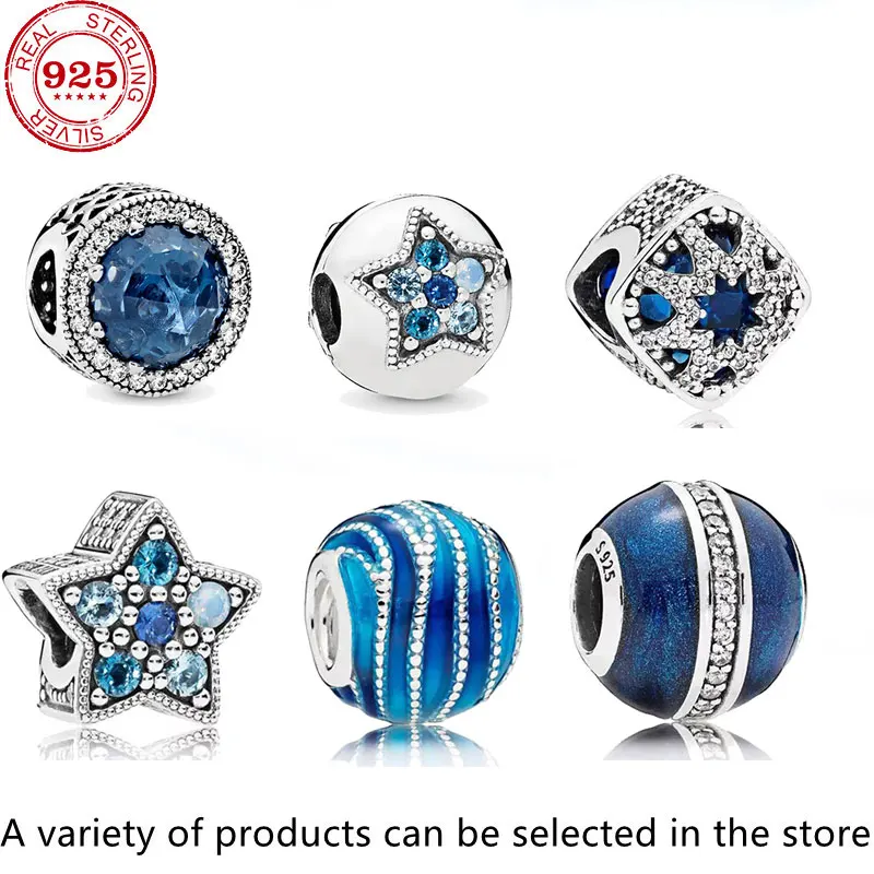 2021 Fit Original Pandora Charms Bracelets DIY Women Jewelry New Sky Blue Series Star Moon Butterfly Flower Snowflake Love Beads
2021 Fit Original Pandora Charms Bracelets DIY Women Jewelry New Sky Blue Series Star Moon Butterfly Flower Snowflake Love Beads
