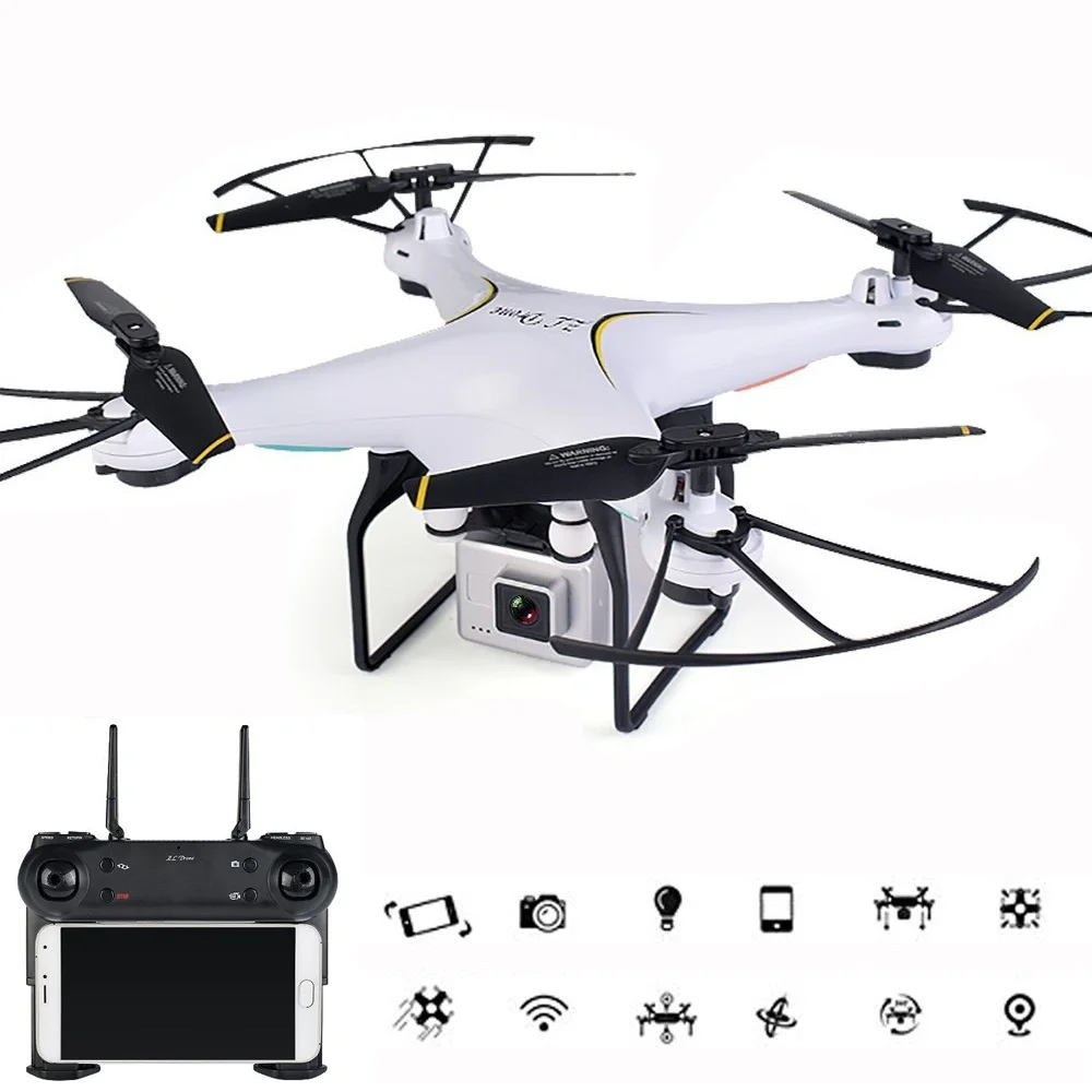 

0.3MP/2.0MP HD Camera Wifi FPV RC Drone 6-Axis Gyro One Key Return Auto Return Altitude Hold Headless Quadcopter RC Helicopter