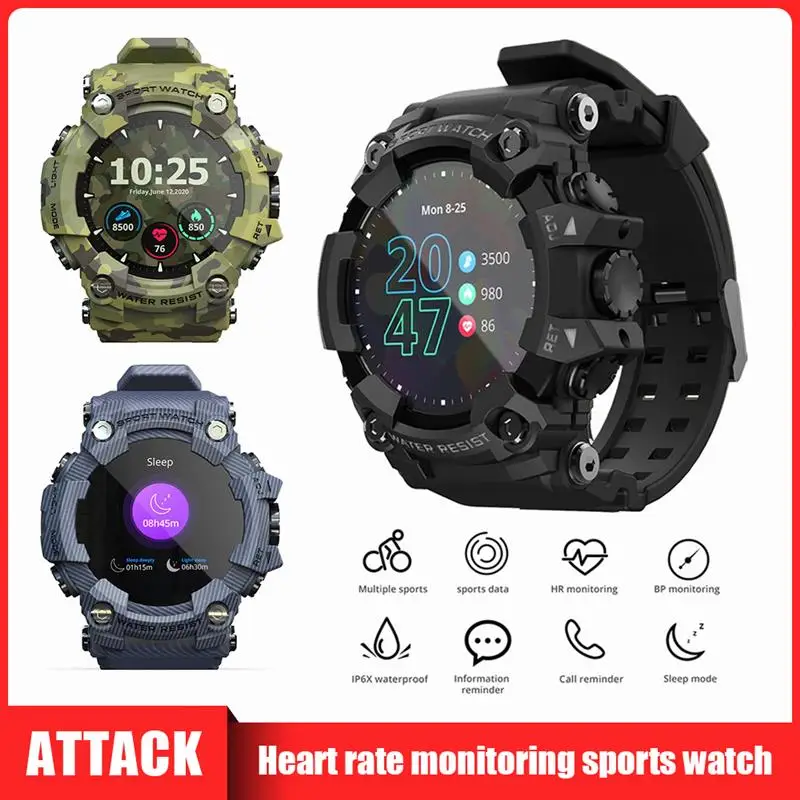 LOKMAT ATTACK Full Touch Screen Fitness Tracker Smart Watch Men Heart Rate Monitor Blood Pressure Smartwatch For Android IOS
LOKMAT ATTACK Full Touch Screen Fitness Tracker Smart Watch Men Heart Rate Monitor Blood Pressure Smartwatch For Android IOS