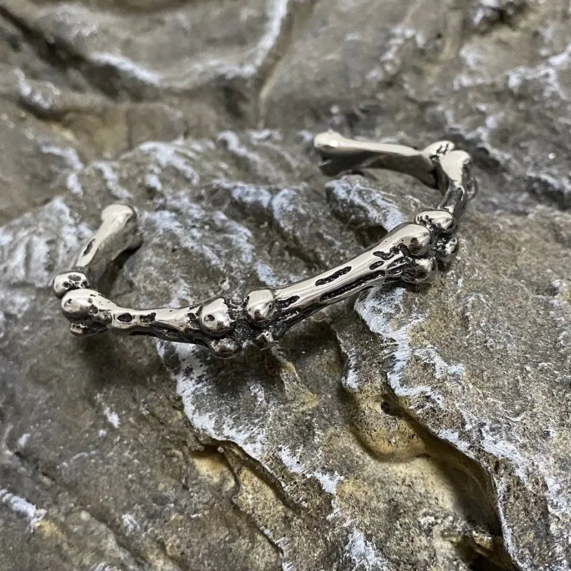 Gothic Bone Adjustable Stainless Steel Bracelet Punk Skeleton Fashion Bangle Bracelet For Men Unique Gift Jewelry Wholesale Hip
Gothic Bone Adjustable Stainless Steel Bracelet Punk Skeleton Fashion Bangle Bracelet For Men Unique Gift Jewelry Wholesale Hip