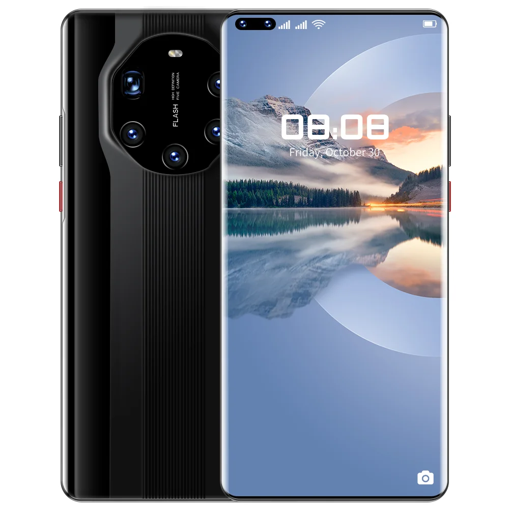 Mate40RS 7.2 Inch 256GB 512GB Full Screen Smart Phone 24+48MP Face Fingerprint Unlock Andriod 10 Cell Phone Black White MTK6889
Mate40RS 7.2 Inch 256GB 512GB Full Screen Smart Phone 24+48MP Face Fingerprint Unlock Andriod 10 Cell Phone Black White MTK6889