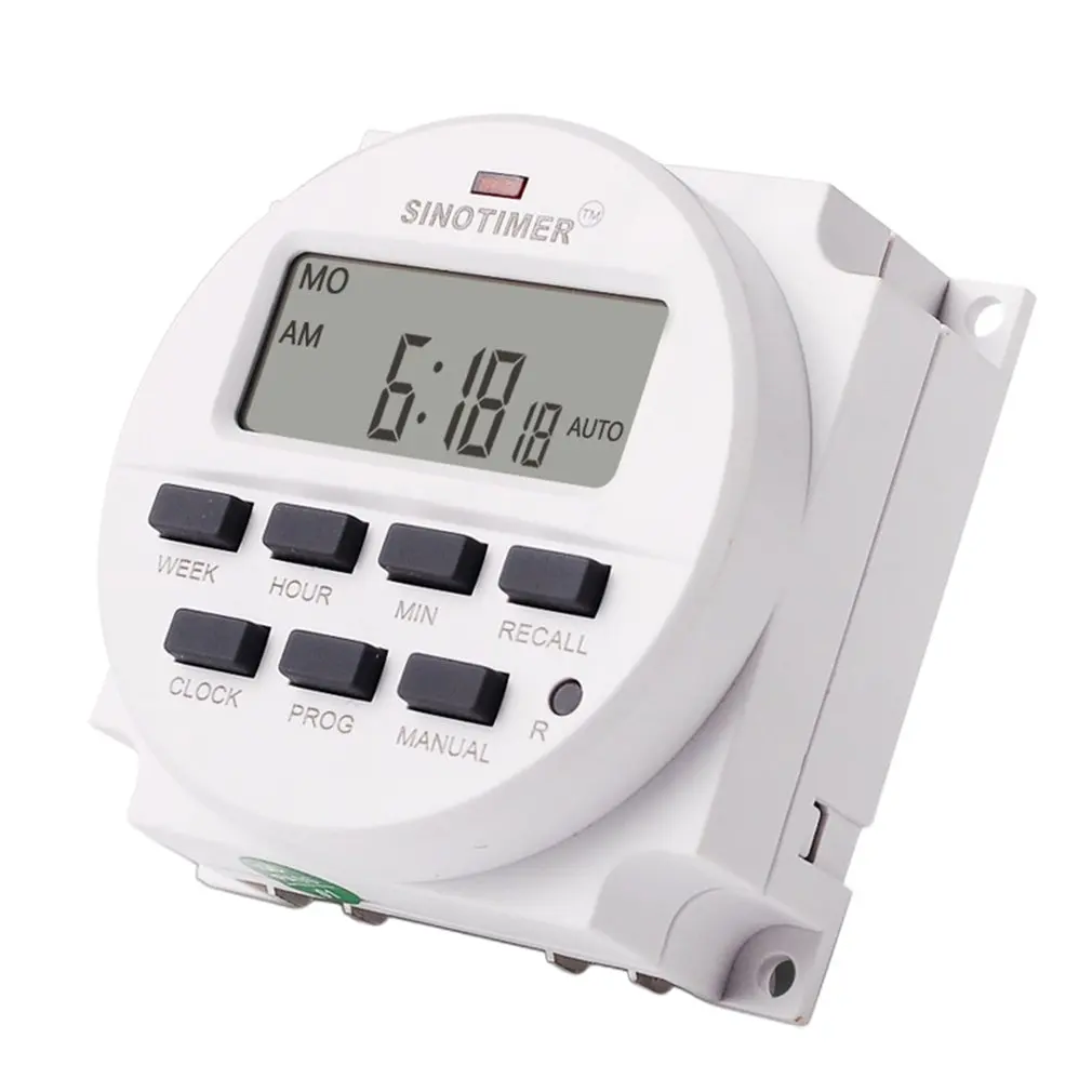 TM618H-2 DC 12V AC 220V advertising light box broadcasting equipment programmable digital display LCD time control switch relay
TM618H-2 DC 12V AC 220V advertising light box broadcasting equipment programmable digital display LCD time control switch relay