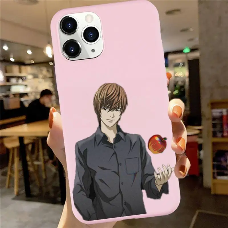 Death Note Anime manga Ryuk kira high quality luxury Phone Case Candy Color for iPhone 6 7 8 11 12 s mini pro X XS XR MAX Plus
Death Note Anime manga Ryuk kira high quality luxury Phone Case Candy Color for iPhone 6 7 8 11 12 s mini pro X XS XR MAX Plus