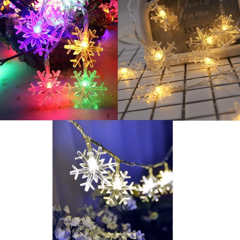 1M 10Leds Christmas Tree Snow Flakes Led String Fairy Light Xmas Party Home Wedding Garden Garland Christmas Decorations Outdoor
1M 10Leds Christmas Tree Snow Flakes Led String Fairy Light Xmas Party Home Wedding Garden Garland Christmas Decorations Outdoor