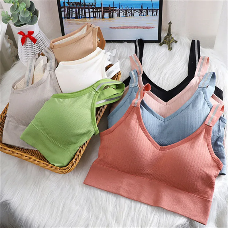 Women Tube Tops Crop Top Fitness Soft Bra Female Seamless Underwear Streetwear Sleeveless Sexy Lingerie Bandeau Top Tanks
Women Tube Tops Crop Top Fitness Soft Bra Female Seamless Underwear Streetwear Sleeveless Sexy Lingerie Bandeau Top Tanks