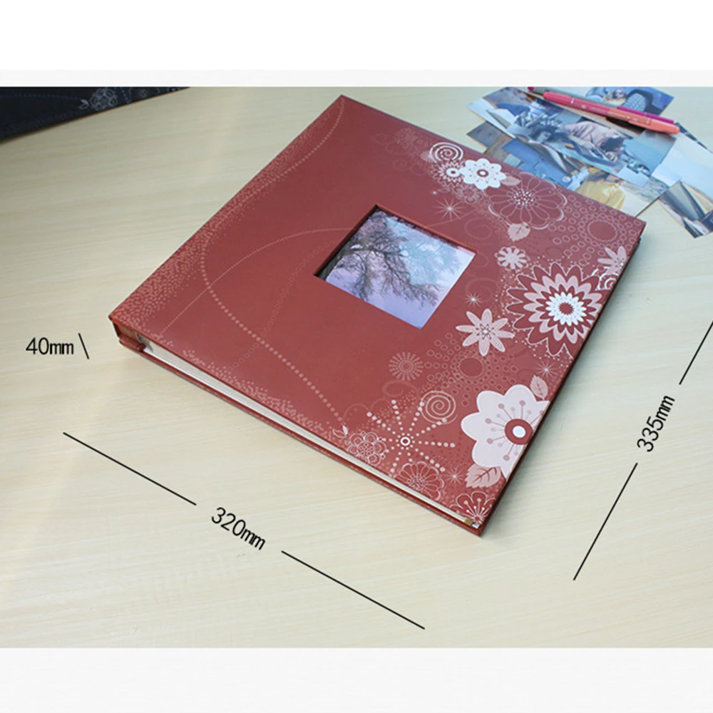 1PC High-end Craft Paper 12-inch Photo Album DIY Large Self-adhesive Film Wedding Album Baby Memorial Growth Gift Box 
1PC High-end Craft Paper 12-inch Photo Album DIY Large Self-adhesive Film Wedding Album Baby Memorial Growth Gift Box