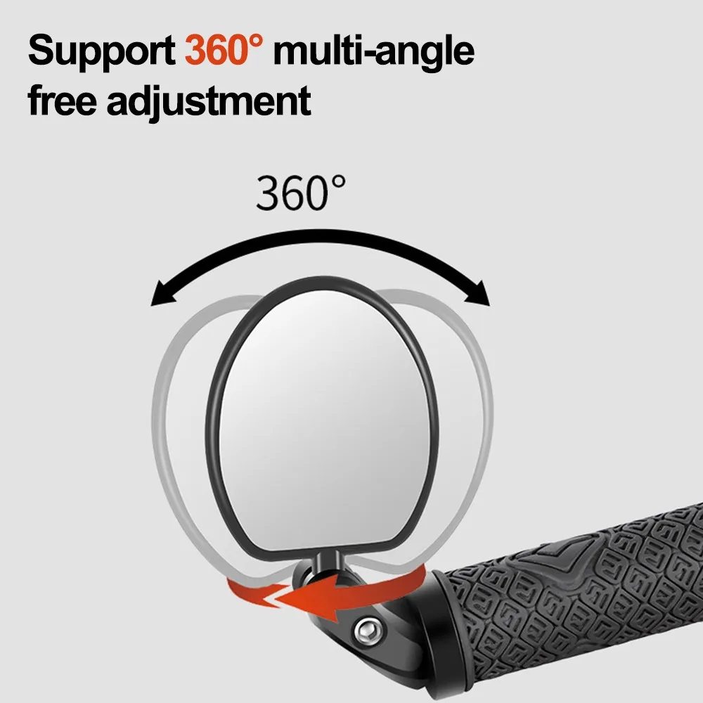 Universal Bike Rearview Mirror 360 Rotation Adjustable Anti-glare Coating Cycling Rear View MTB Road Bicycle Handlebar Mirrors
Universal Bike Rearview Mirror 360 Rotation Adjustable Anti-glare Coating Cycling Rear View MTB Road Bicycle Handlebar Mirrors