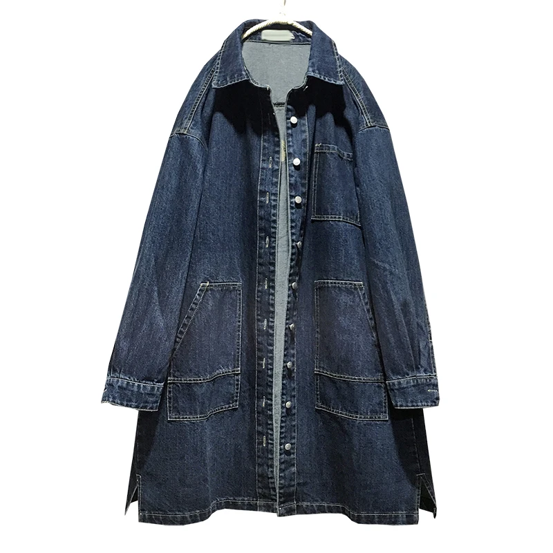 IEQJ 2021 Spring Autumn New Pattern Lapel Long Sleeve Letter Print Patchwork Denim Jacket Women Windbreaker Caot Femals 3AJ932
IEQJ 2021 Spring Autumn New Pattern Lapel Long Sleeve Letter Print Patchwork Denim Jacket Women Windbreaker Caot Femals 3AJ932