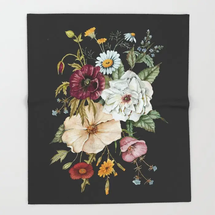 Colored Wildflowers Blossom Flannel Blanket Winter Bedspread Soft Warm Throw Blankets for Bed Sofa Travel Bedding Throws
Colored Wildflowers Blossom Flannel Blanket Winter Bedspread Soft Warm Throw Blankets for Bed Sofa Travel Bedding Throws