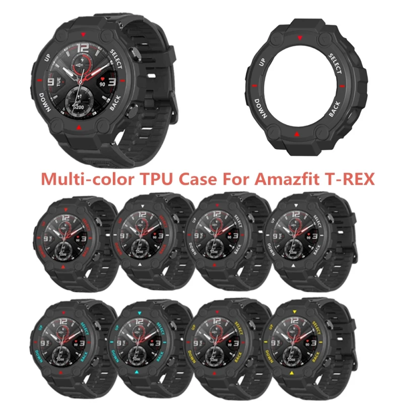 TPU Protector Cover Case For Xiaomi Amazfit T-Rex A1918 Smart Watch Protective Shell Frame For Huami Amazfit Trex Edge Bumper
TPU Protector Cover Case For Xiaomi Amazfit T-Rex A1918 Smart Watch Protective Shell Frame For Huami Amazfit Trex Edge Bumper