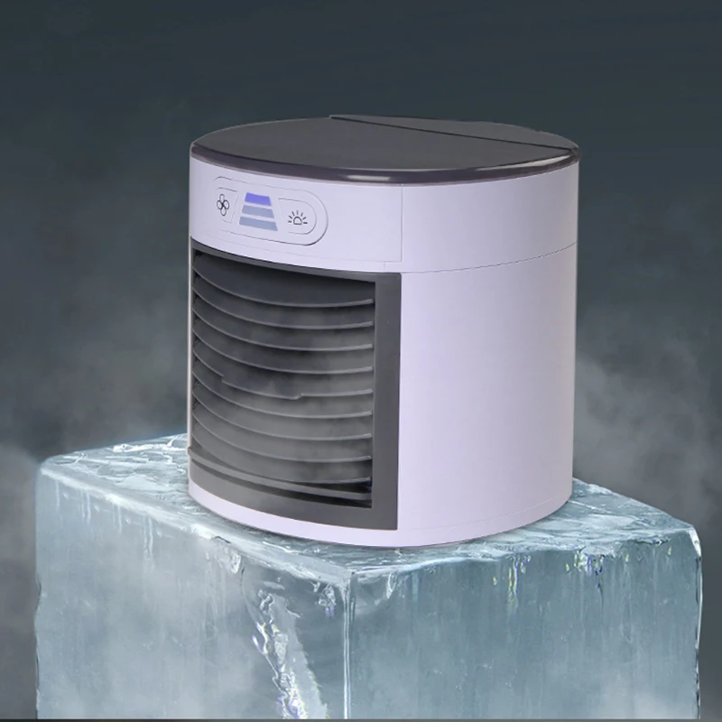 Personal Air Cooler Portable Air Conditioner with Filter, Humidifier, USB Desk Fan with 3 Speeds Mini Evaporative Cooler
Personal Air Cooler Portable Air Conditioner with Filter, Humidifier, USB Desk Fan with 3 Speeds Mini Evaporative Cooler