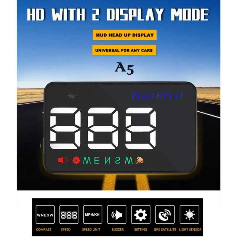 Универсальный автомобильный HUD GPS измеритель скорости o Head Up дисплей цифровой сигнал о превышении скорости лобовое стекло Projetor Авто навигац...
Универсальный автомобильный HUD GPS измеритель скорости o Head Up дисплей цифровой сигнал о превышении скорости лобовое стекло Projetor Авто навигац...