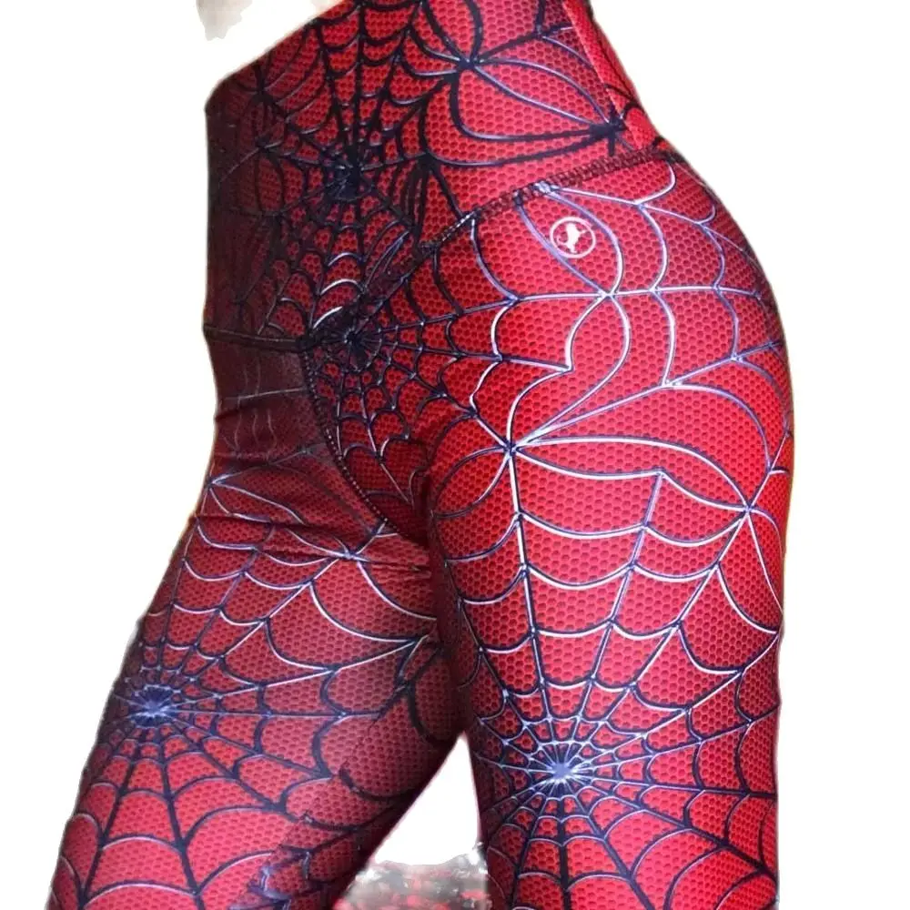 Женские леггинсы с цифровой печатью, с высокой талией 
Женские леггинсы с цифровой печатью, с высокой талией