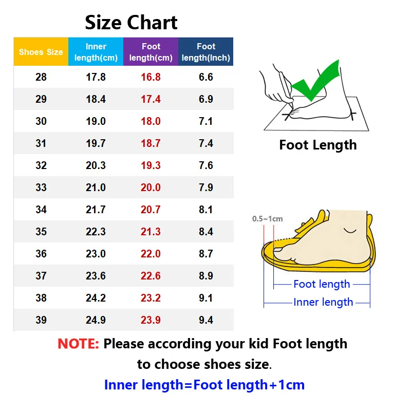 Kids Sneakers Boys Colorful Sole Children Casual Shoes Breathable Shoes Non-slip Toddlers Sneakers Zapatillas Summer size 28-39
Kids Sneakers Boys Colorful Sole Children Casual Shoes Breathable Shoes Non-slip Toddlers Sneakers Zapatillas Summer size 28-39