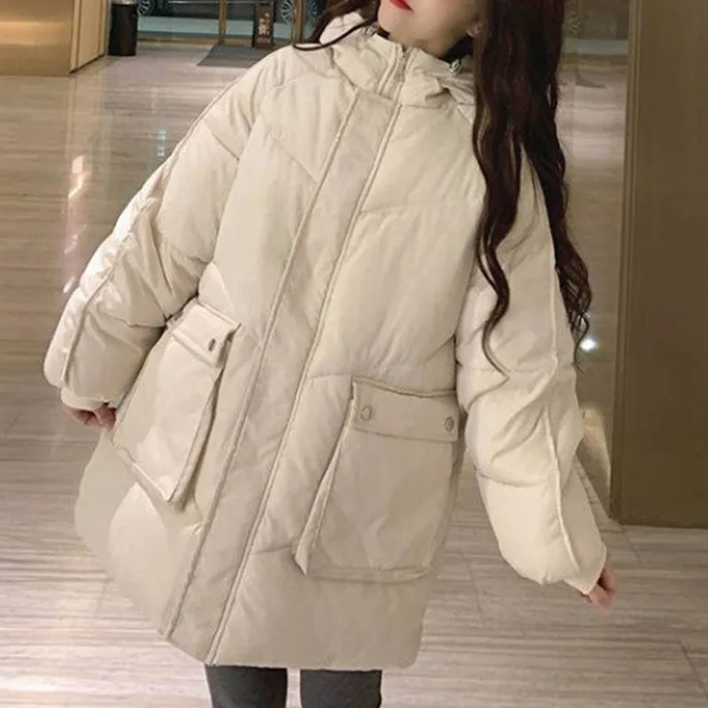 Женская зимняя куртка на хлопковом наполнителе, новая Корейская свободная однотонная короткая теплая плотная модная пузырьковая куртка с ...
Женская зимняя куртка на хлопковом наполнителе, новая Корейская свободная однотонная короткая теплая плотная модная пузырьковая куртка с ...