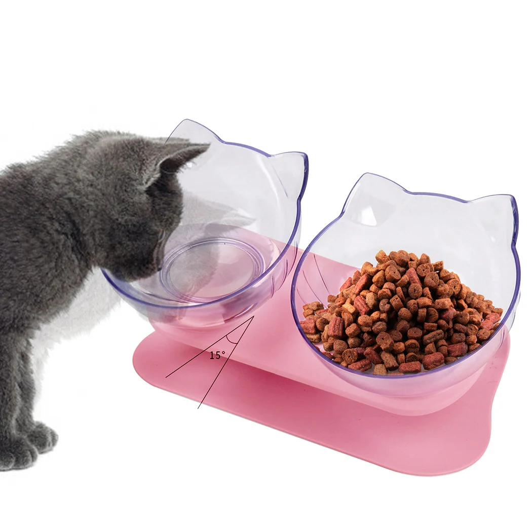 Non-slip Double Pet Bowls Adjustable Tilted Cat Feeding Bowls Cat Water Bowls with Base Dogs Feeders Cat Bowl Pet Supplies
Non-slip Double Pet Bowls Adjustable Tilted Cat Feeding Bowls Cat Water Bowls with Base Dogs Feeders Cat Bowl Pet Supplies