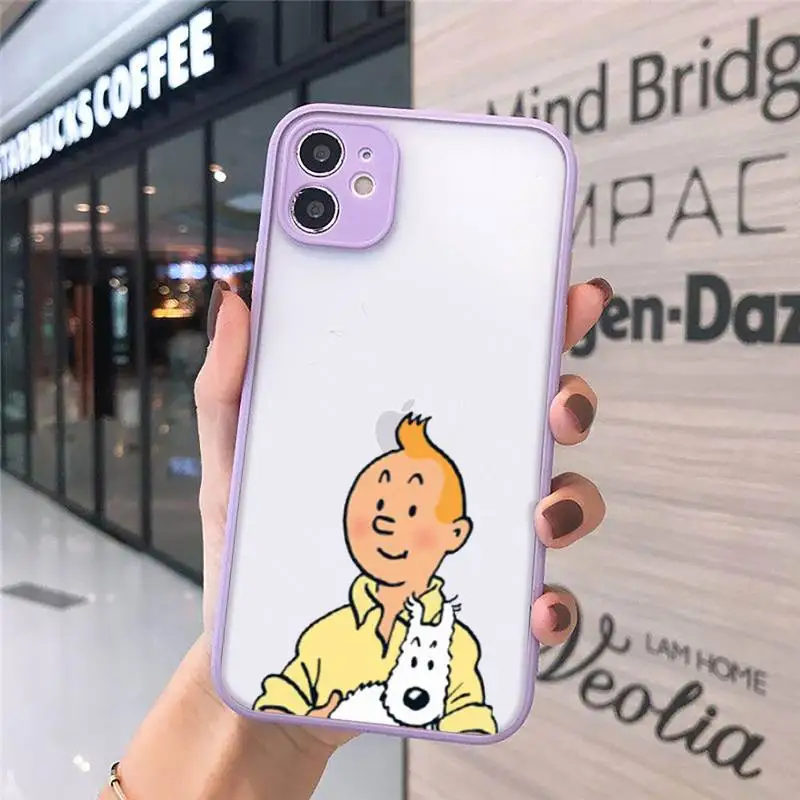 The Adventures of Tintin cartoon Phone Cases matte transparent For iphone 7 8 11 12 plus mini x xs xr pro max cover
The Adventures of Tintin cartoon Phone Cases matte transparent For iphone 7 8 11 12 plus mini x xs xr pro max cover
