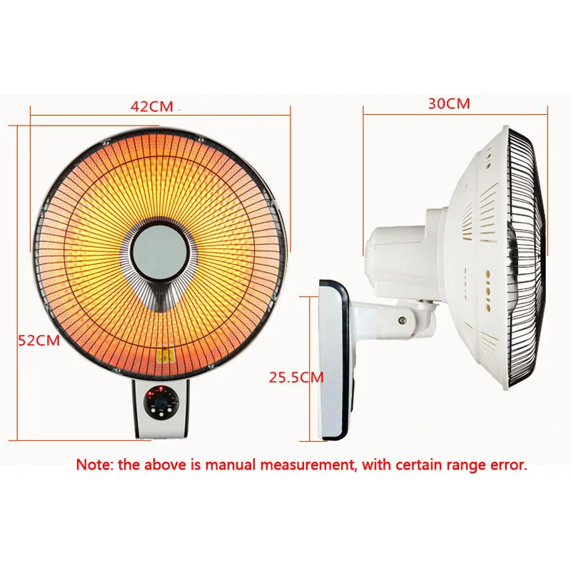 900W 220V Home Heater Infrared Electric Air Heater Warm Fan Winter Household Bathroom wall-mounted Heater
900W 220V Home Heater Infrared Electric Air Heater Warm Fan Winter Household Bathroom wall-mounted Heater