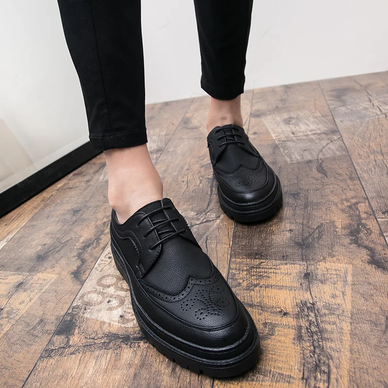 Shoes-for-men Leather Man Shoes Men Zapatos De Cuero Para Hombre Men's Shoe Brogue Spring Sapatenis Masculino Fashion
Shoes-for-men Leather Man Shoes Men Zapatos De Cuero Para Hombre Men's Shoe Brogue Spring Sapatenis Masculino Fashion