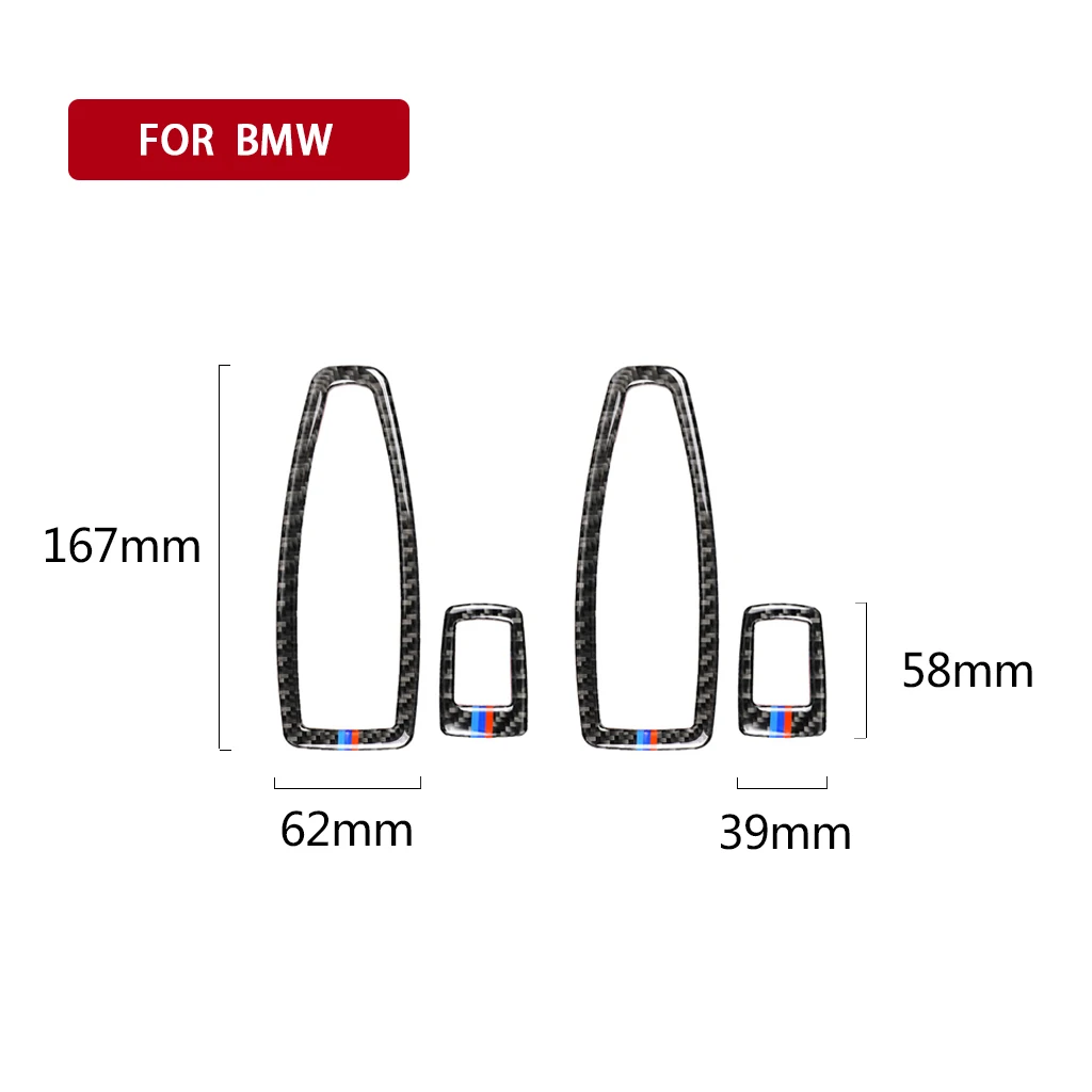 For BMW F20 F21 F30 F34 Carbon Fiber Window Lifter Switch Frame Armrest Panel Trim Decoration Car Interior Accessories
For BMW F20 F21 F30 F34 Carbon Fiber Window Lifter Switch Frame Armrest Panel Trim Decoration Car Interior Accessories
