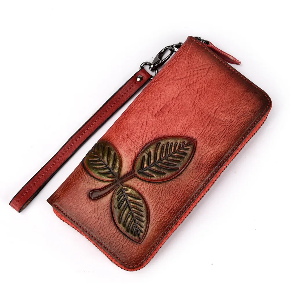 Genuine Leather Wristlet Clutches Wallet Women Cell Phone Passport Zipper Wallets Ladies Handheld Card Holder Bag
Genuine Leather Wristlet Clutches Wallet Women Cell Phone Passport Zipper Wallets Ladies Handheld Card Holder Bag
