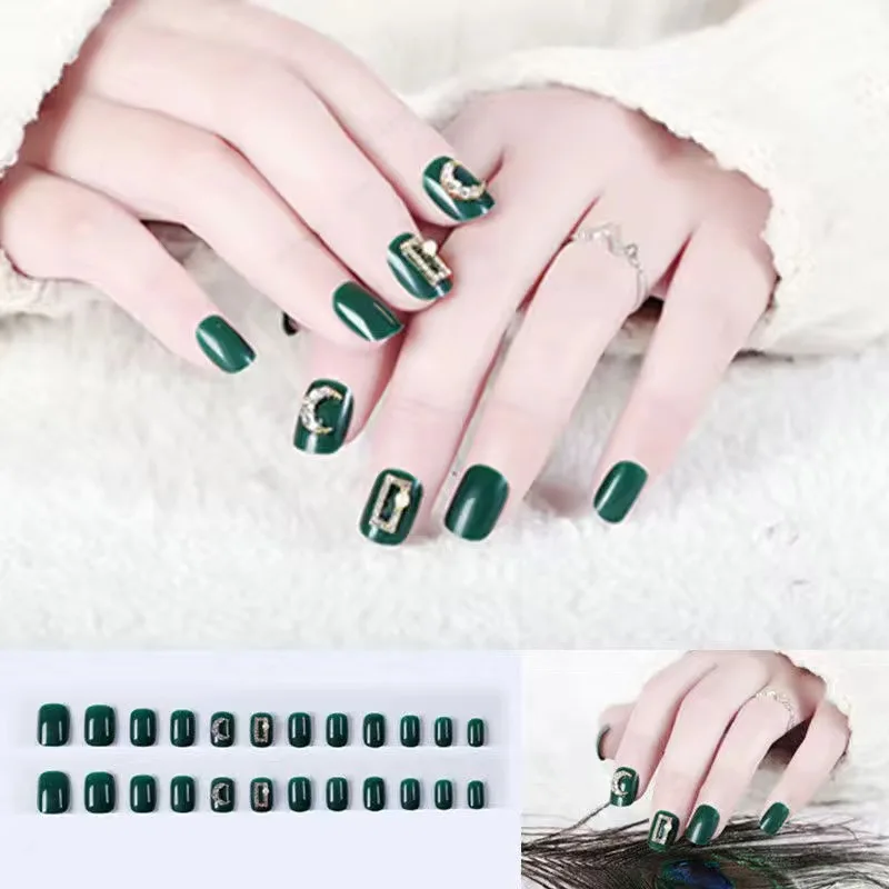 24pcs/set Wearable Nail Patch Fake Nail Removable Nail Patch Finished Nail Sticker
24pcs/set Wearable Nail Patch Fake Nail Removable Nail Patch Finished Nail Sticker