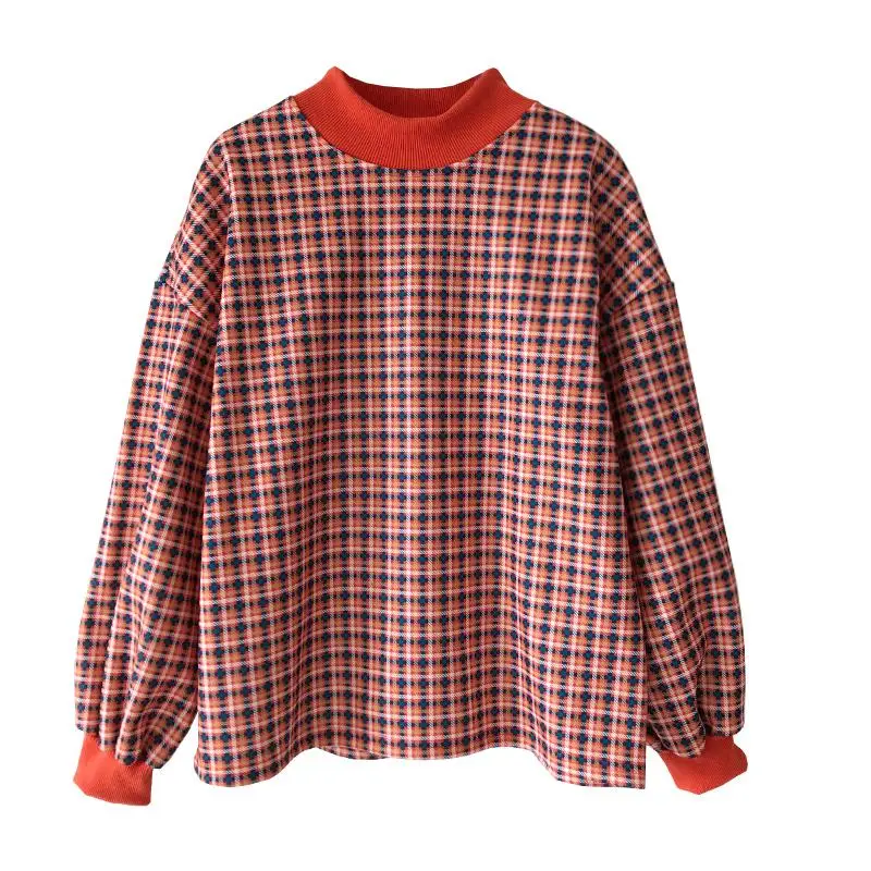 Autumn 2020 Korean Preppy Style Women Sweatshirts Vintage Plaid Long Sleeve Sweatshirt Womens Pullovers
Autumn 2020 Korean Preppy Style Women Sweatshirts Vintage Plaid Long Sleeve Sweatshirt Womens Pullovers