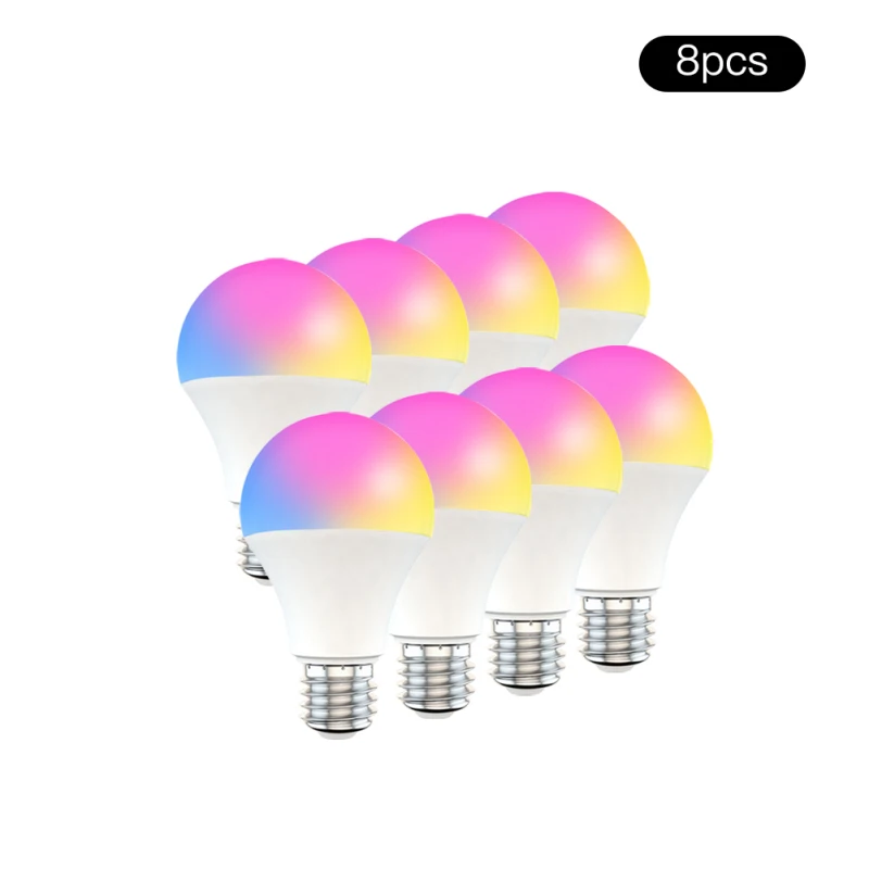 E27 E22 Smart Control Lamp LED Light Dimmable Lamp Colorful Changing Bulb Led Lampada RGB +CCT White Decor Smart Home 
E27 E22 Smart Control Lamp LED Light Dimmable Lamp Colorful Changing Bulb Led Lampada RGB +CCT White Decor Smart Home