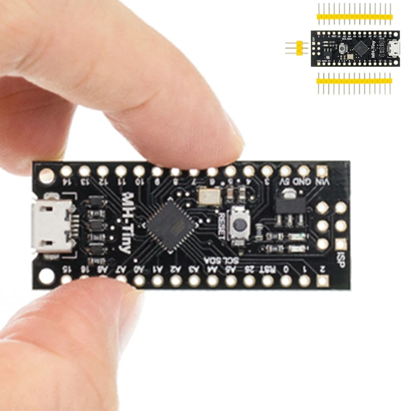 Плата микроразработки ATTINY88 16 МГц/Digispark ATTINY85, Модернизированная/NANO V3.0 ATmega328, расширенная, совместимая с Arduino
Плата микроразработки ATTINY88 16 МГц/Digispark ATTINY85, Модернизированная/NANO V3.0 ATmega328, расширенная, совместимая с Arduino