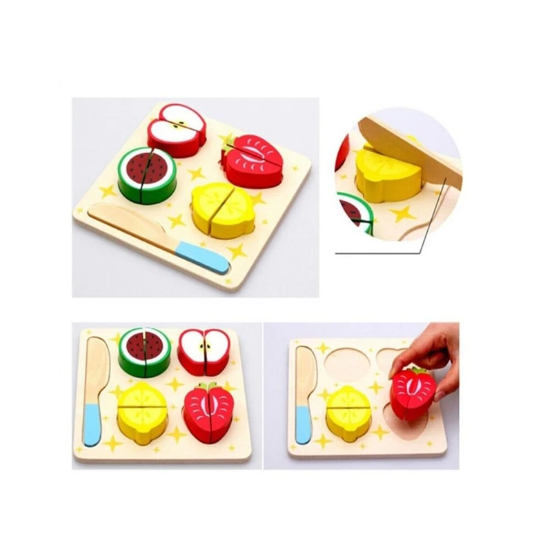 Lovely Pretend Toy Play Plastic Food Toy Cutting Fruit Vegetable Wooden Food Pretend Play Children for Children High Quality 
Lovely Pretend Toy Play Plastic Food Toy Cutting Fruit Vegetable Wooden Food Pretend Play Children for Children High Quality