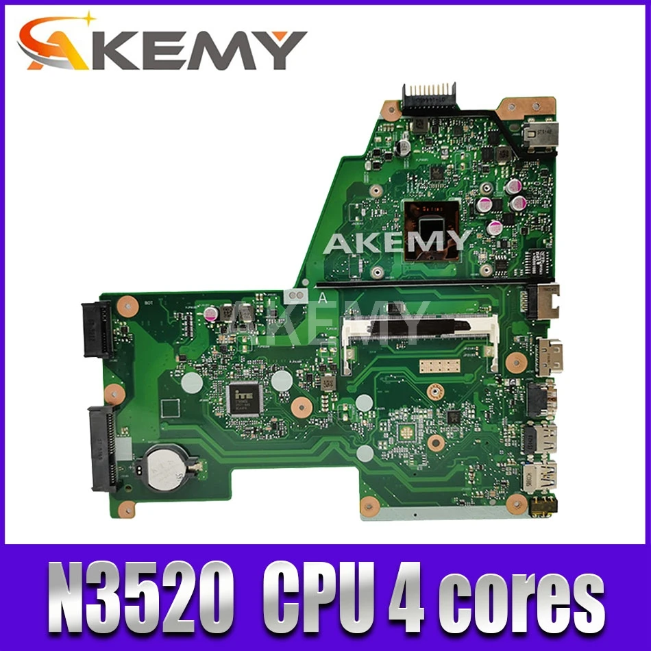 Материнская плата X451MA REV 2,1 для ноутбука Asus F451M X451M X451MA, материнская плата DDR3 100%, тест N3520, 4-ядерный процессор
Материнская плата X451MA REV 2,1 для ноутбука Asus F451M X451M X451MA, материнская плата DDR3 100%, тест N3520, 4-ядерный процессор