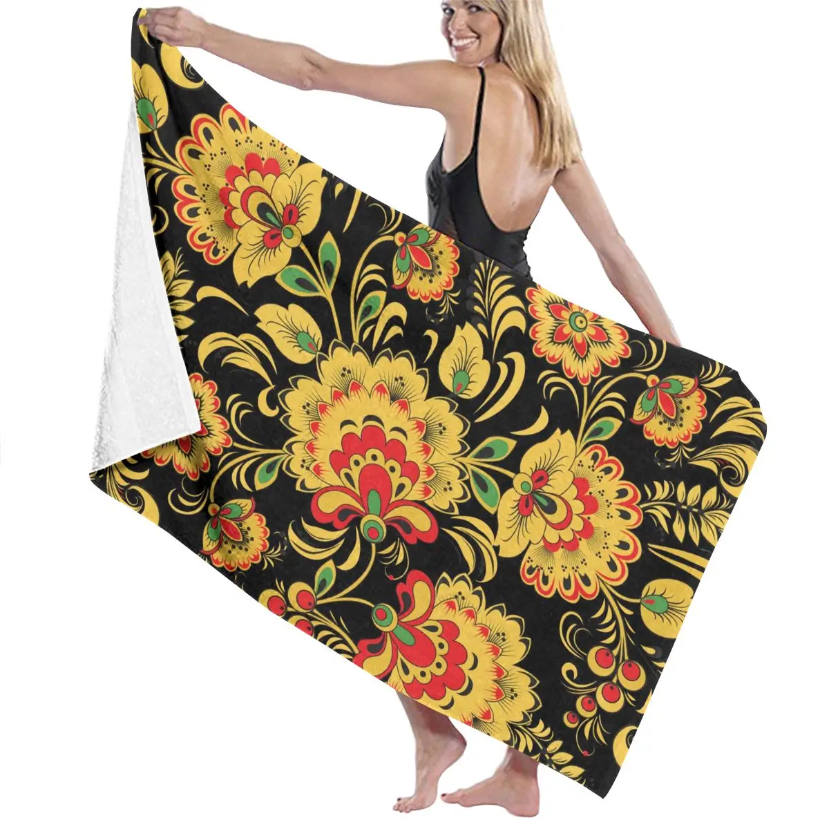 130X80 Home Textile Towel Adult Flower Absorbent Bath Towel Women Robes Towel Microfiber Fabric Towel
130X80 Home Textile Towel Adult Flower Absorbent Bath Towel Women Robes Towel Microfiber Fabric Towel