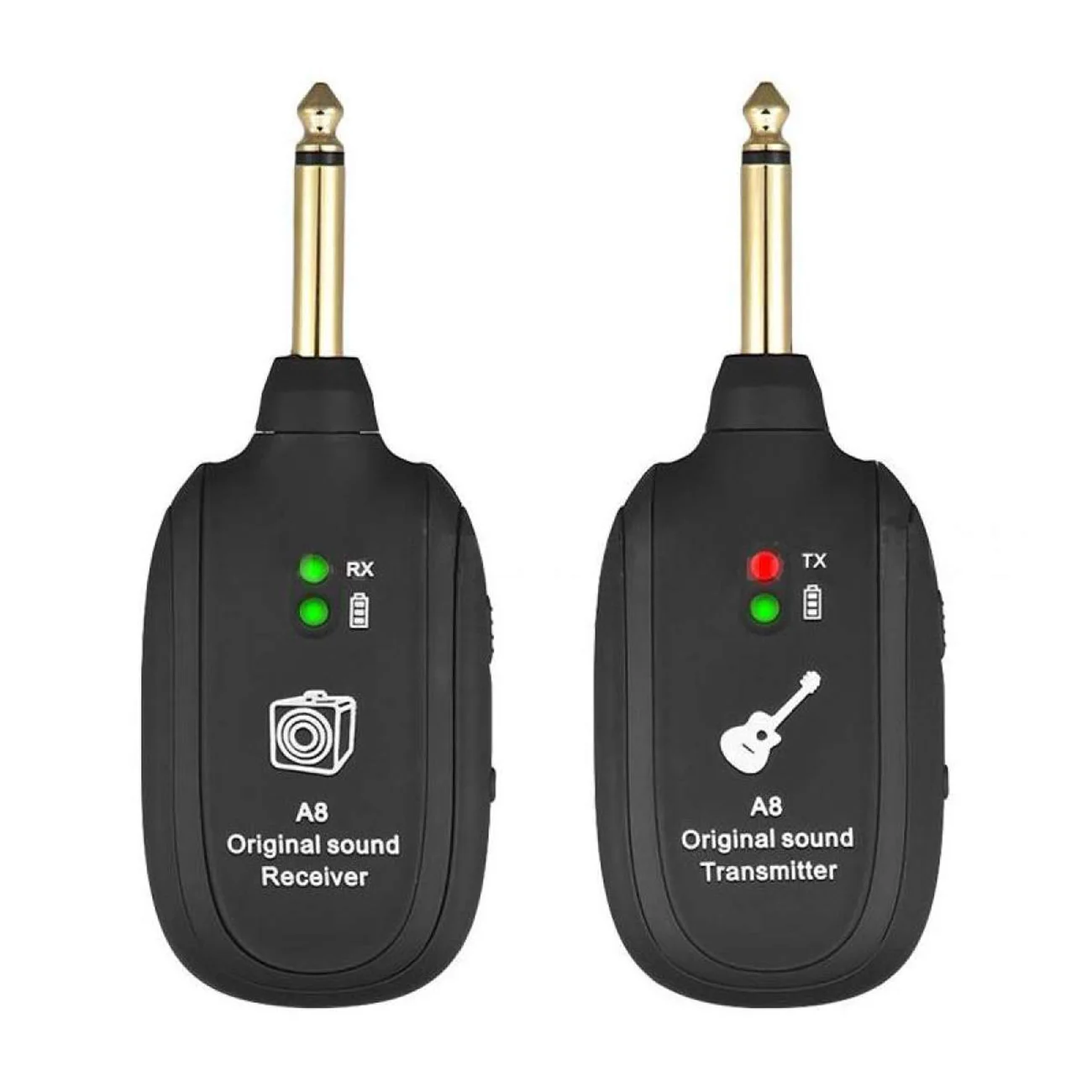 2pcs UHF Guitar Wireless System Transmitter Receiver Wireless Original Sound Guitar Transmitter Built-In Rechargeable Battery
2pcs UHF Guitar Wireless System Transmitter Receiver Wireless Original Sound Guitar Transmitter Built-In Rechargeable Battery