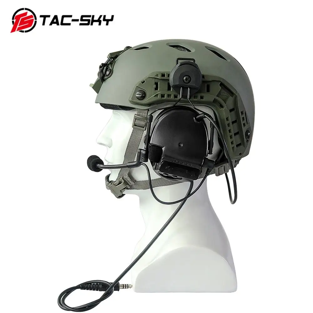 Тактический шлем TAC -SKY COMTAC III с креплением наушники для активного отдыха охоты