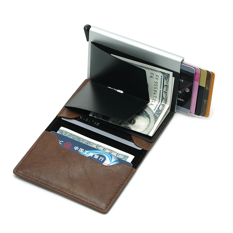 Кошелек с Rfid-защитой маленькая сумка кошелек для монет тонкий мелочи