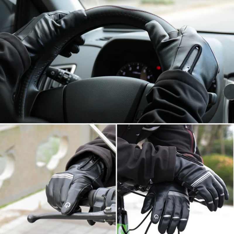 2020 Full Finger Cycling Gloves Leather Touchscreen MTB Bike Bicycle Glove Winter Windproof Warm Outdoor Sports Bicycle Gloves
2020 Full Finger Cycling Gloves Leather Touchscreen MTB Bike Bicycle Glove Winter Windproof Warm Outdoor Sports Bicycle Gloves
