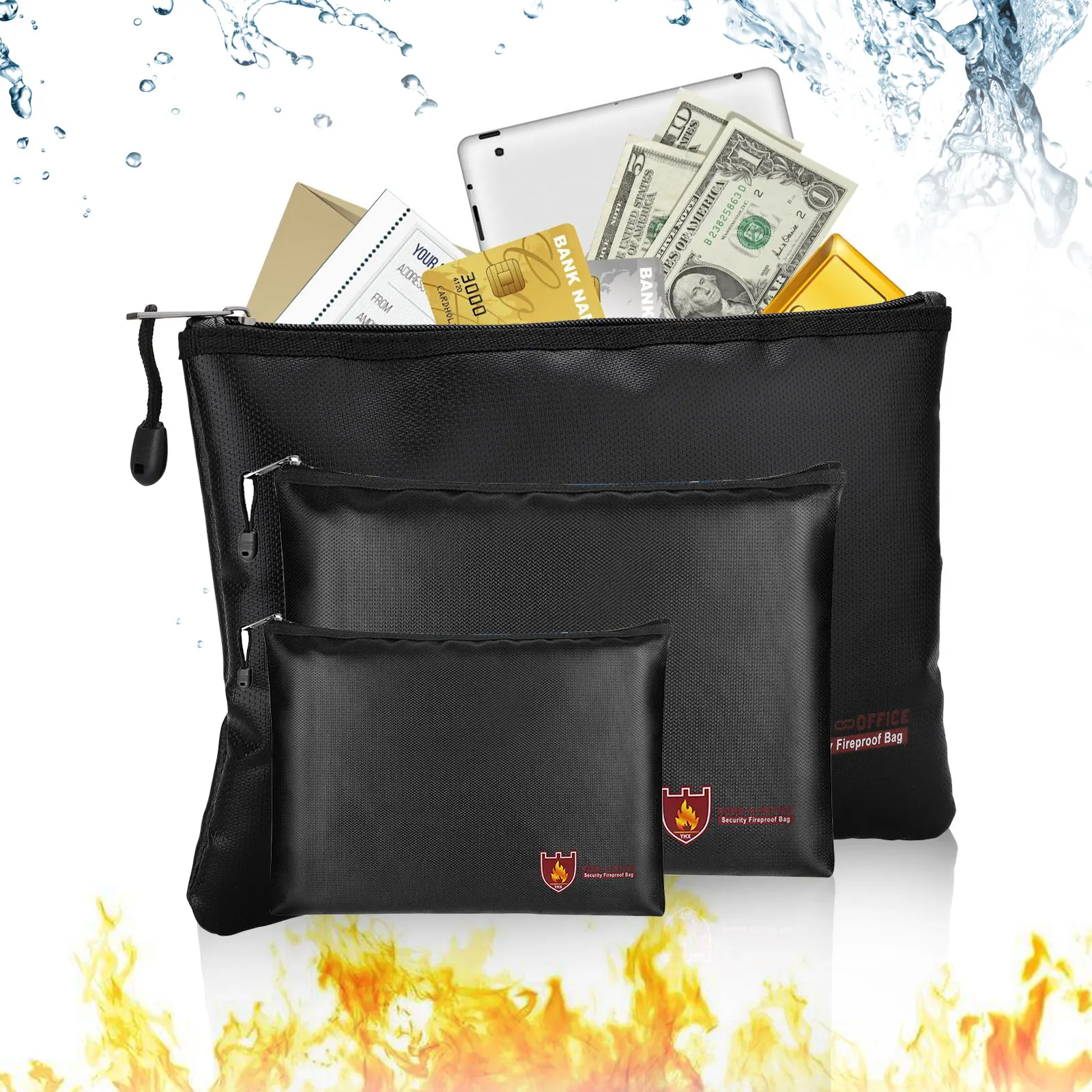 Brandwerende Geld Document Bestand Zak Pouch Cash Bank Kaarten Paspoort Kostbaarheden Organizer Houder Veilige Opslag
Brandwerende Geld Document Bestand Zak Pouch Cash Bank Kaarten Paspoort Kostbaarheden Organizer Houder Veilige Opslag