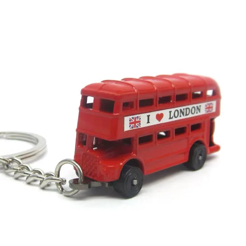 Брелок органайзер для ключей брелок в британском стиле Red double decker Bus keyfod классика