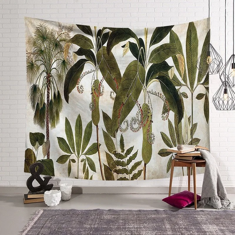 Home Decoration Green plants series Tapestry decoration cloth hot sale hanging cloth casual bedroom wall hanging
Home Decoration Green plants series Tapestry decoration cloth hot sale hanging cloth casual bedroom wall hanging