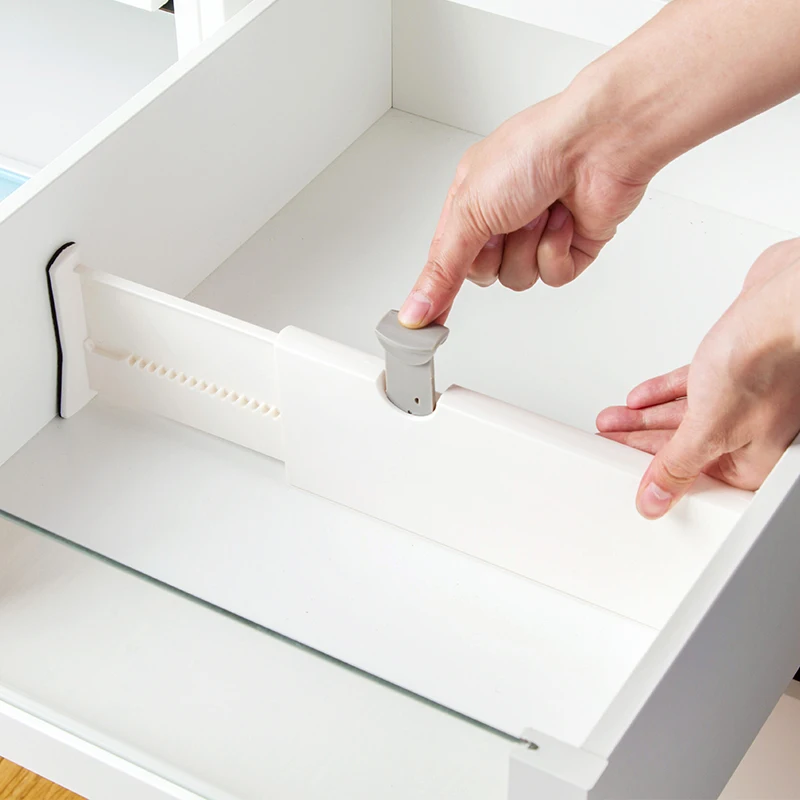 Регулируемые ящики для хранения, разделитель, выдвижной пластиковый ящик, бытовой шкаф для хранения одежды и кухни 
Регулируемые ящики для хранения, разделитель, выдвижной пластиковый ящик, бытовой шкаф для хранения одежды и кухни