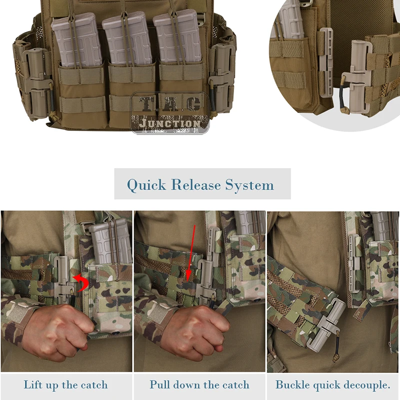 Tactical Single Point Fast Fit Buckle Set Tube Cummerbund Adapter Quick Release Assembly For JPC CPC NCPC 6094 XPC 420 Vest CB
Tactical Single Point Fast Fit Buckle Set Tube Cummerbund Adapter Quick Release Assembly For JPC CPC NCPC 6094 XPC 420 Vest CB