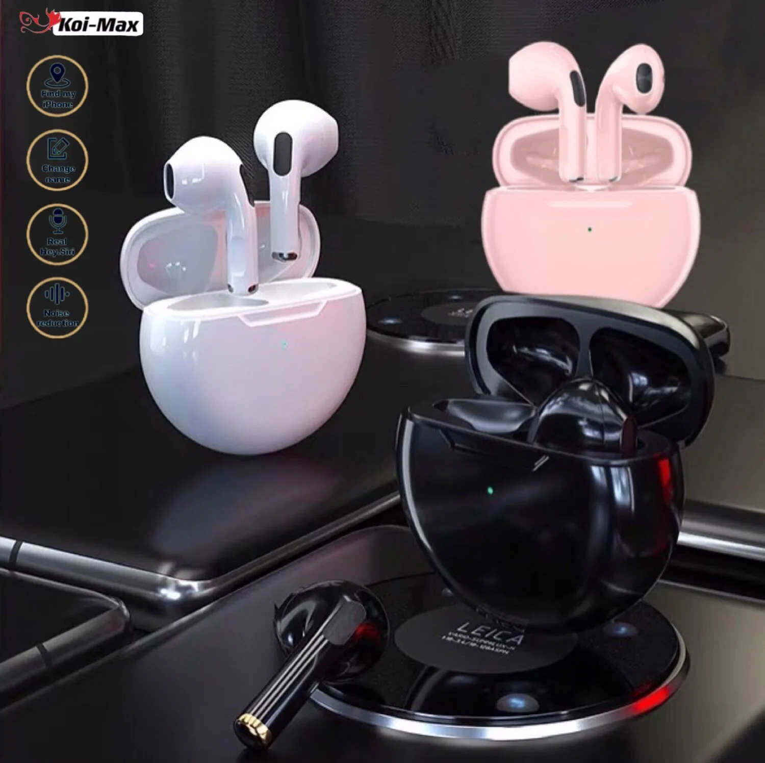 Pro6 TWS Waterproof Bluetooth 5.0 Earphones Hifi Sound 9D Stereo Sports Wireless Headphones Earbuds With Mic For Smartphones
Pro6 TWS Waterproof Bluetooth 5.0 Earphones Hifi Sound 9D Stereo Sports Wireless Headphones Earbuds With Mic For Smartphones