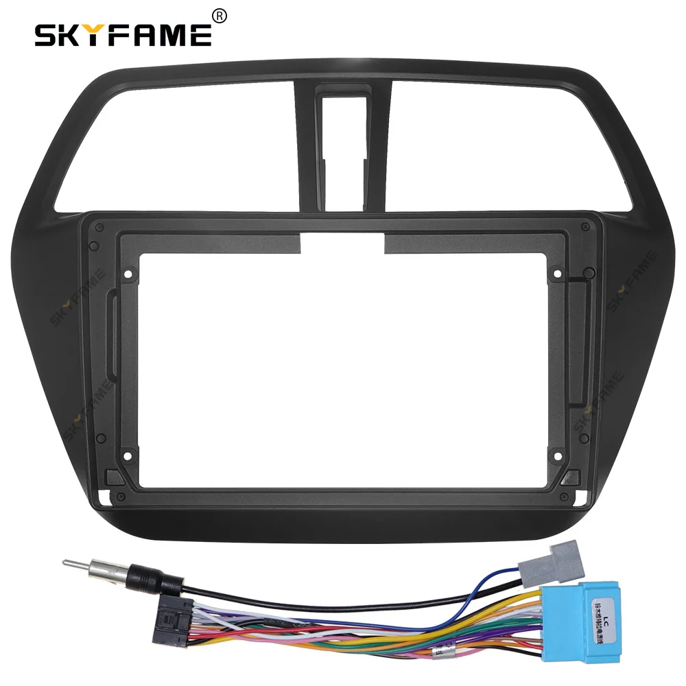 

SKYFAME Автомобильная рамка Fascia адаптер для Suzuki S-cross SX4 2014-2017 Android радио приборная панель комплект