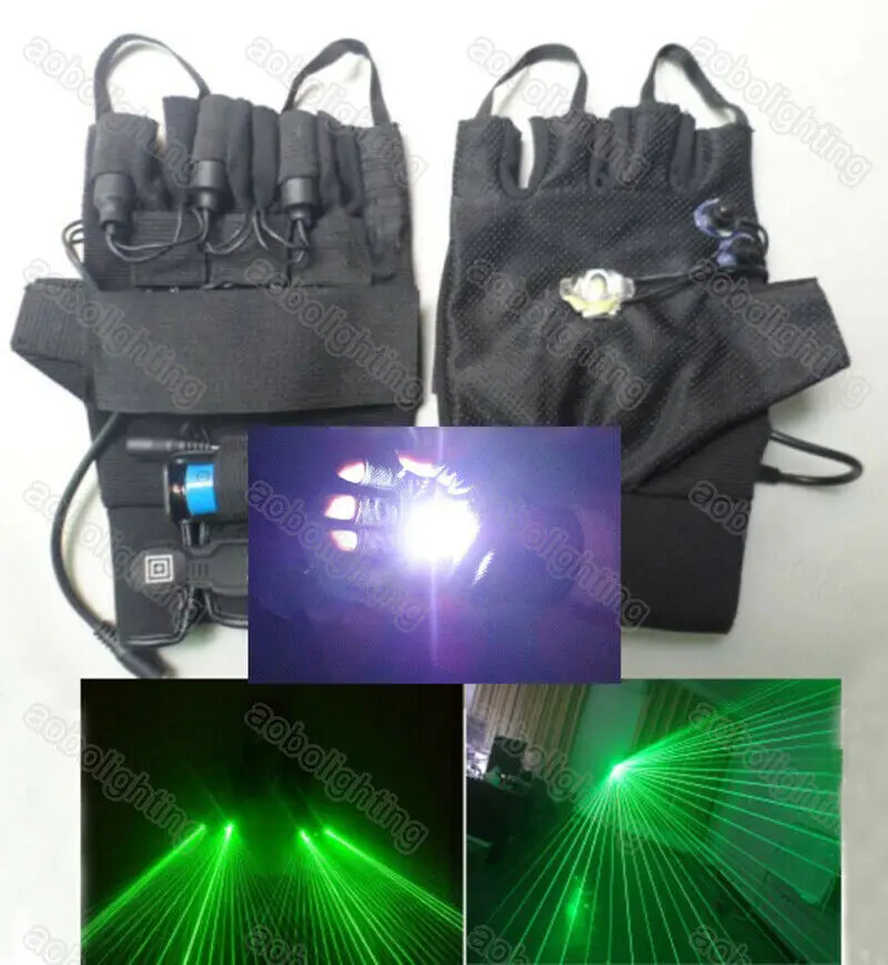 1 пара, зеленые лазерные перчатки с 3 пальцами
1 пара, зеленые лазерные перчатки с 3 пальцами