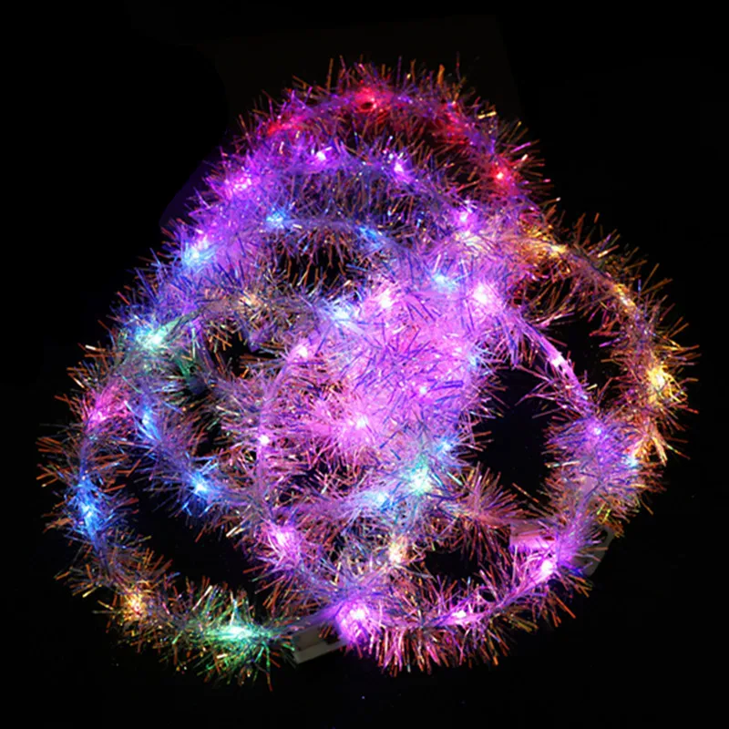 2021 Colorful Tinsel LED Light Up Headband Women Lady Girls Angel Ring Flashing Hair Accessories Glow Party Supplies
2021 Colorful Tinsel LED Light Up Headband Women Lady Girls Angel Ring Flashing Hair Accessories Glow Party Supplies