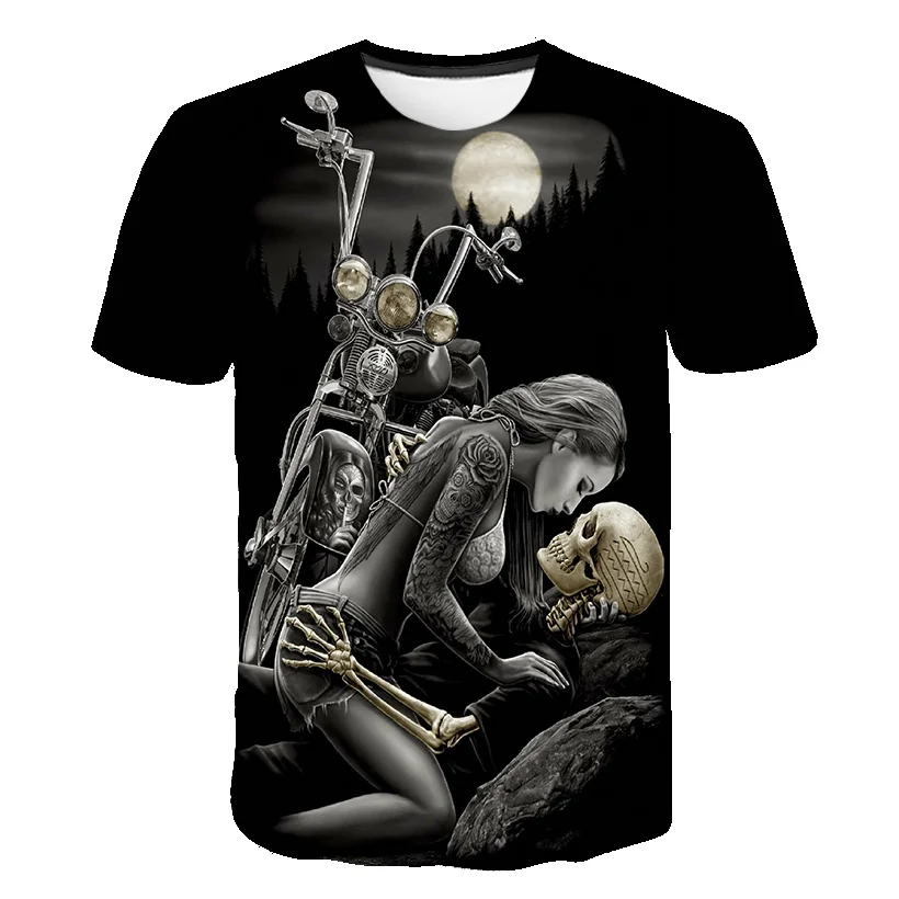 Popular Riding a Motorcycle Skull 3D Print t shirt Men Women tshirt Summer Casual Short Sleeve O-neck Streetwear Tops&Tees S-6XL
Popular Riding a Motorcycle Skull 3D Print t shirt Men Women tshirt Summer Casual Short Sleeve O-neck Streetwear Tops&Tees S-6XL