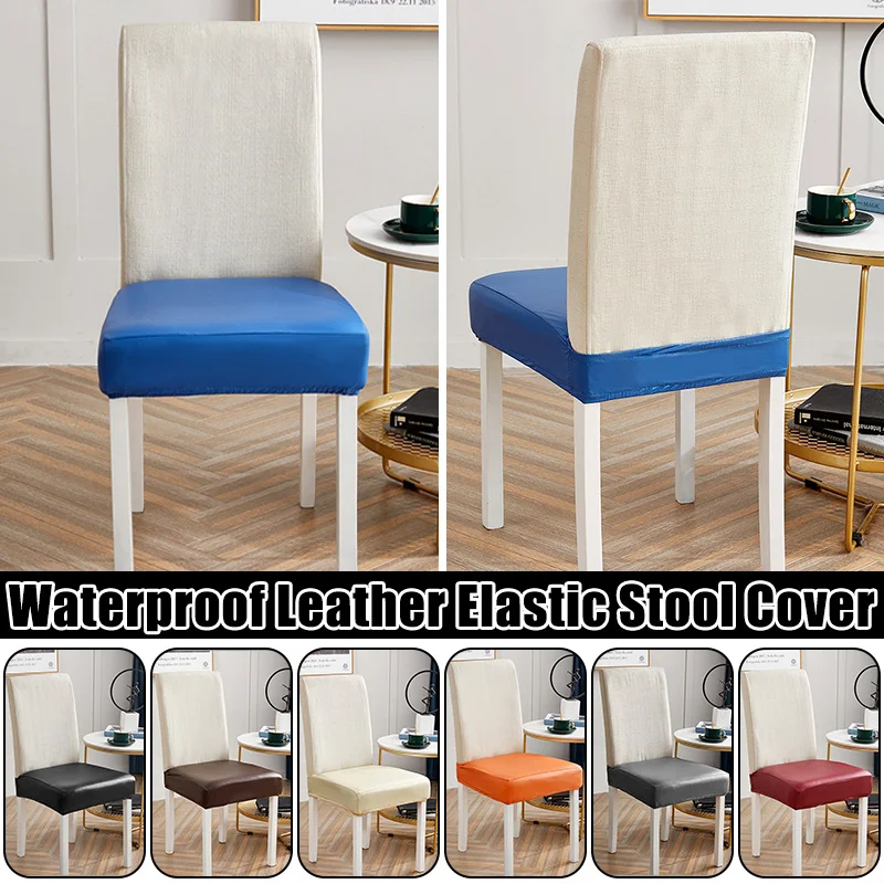 Waterproof PU Leather Dining Chair Seat Covers Stretch Chair Protector Slipcovers Wedding Hotel Banquet Party Chair Cover
Waterproof PU Leather Dining Chair Seat Covers Stretch Chair Protector Slipcovers Wedding Hotel Banquet Party Chair Cover