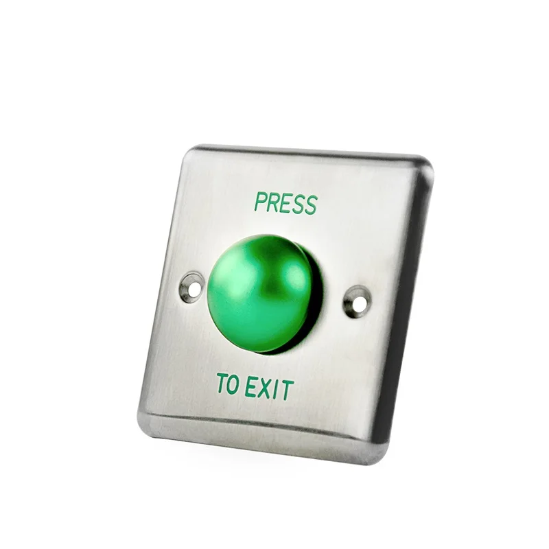 Nordson Stainless Steel Door Release Button Push Button with Big Green Button for Door Access Control System
Nordson Stainless Steel Door Release Button Push Button with Big Green Button for Door Access Control System